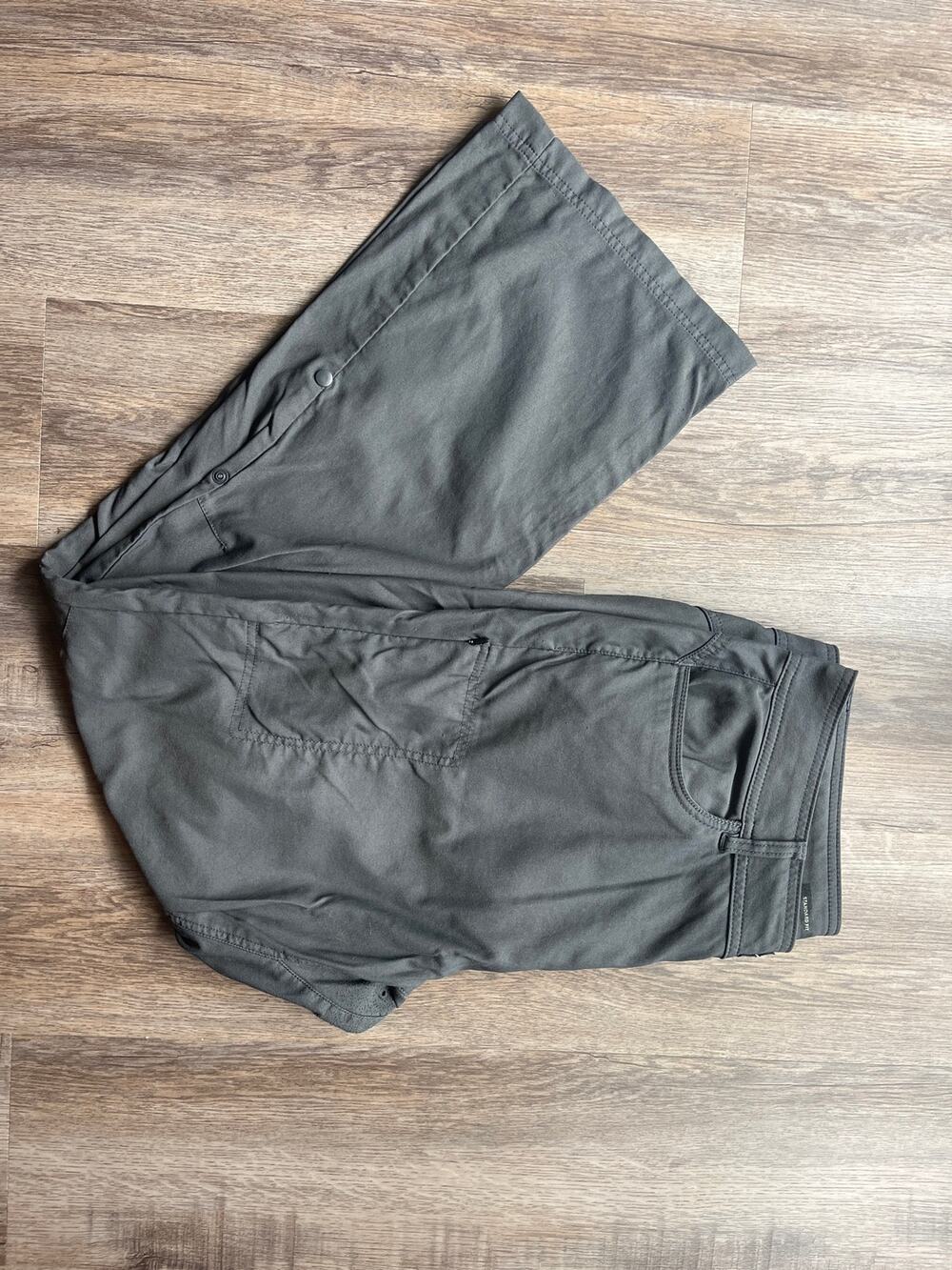 PrAna Halle Pant II Women's 16 Regular Gray Standard Fit Outdoor Hiking Trail